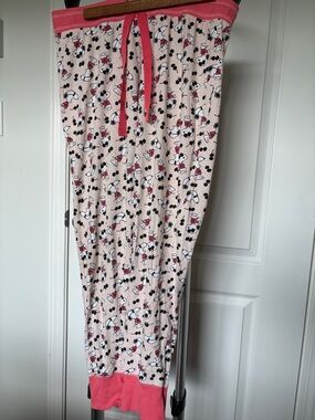 Peanuts Pink & Coral Snoopy Pajama Pants